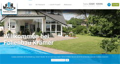 Desktop Screenshot of folienbau.de